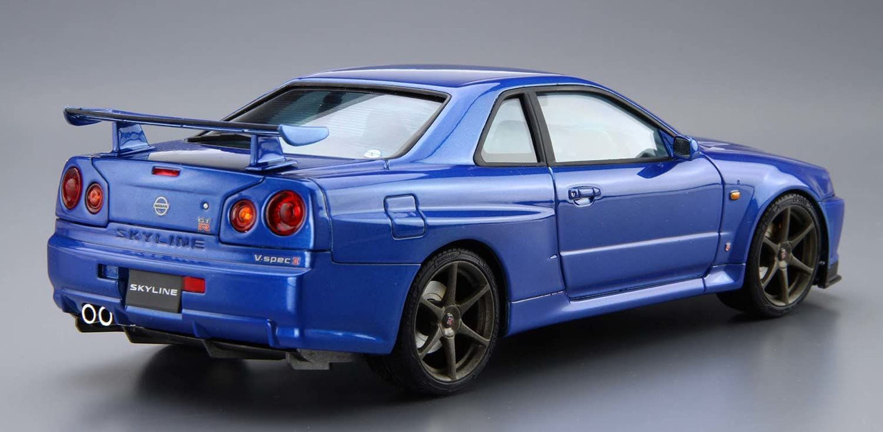 GTR R34 VspecII BODYKIT For Tamiya 1/24