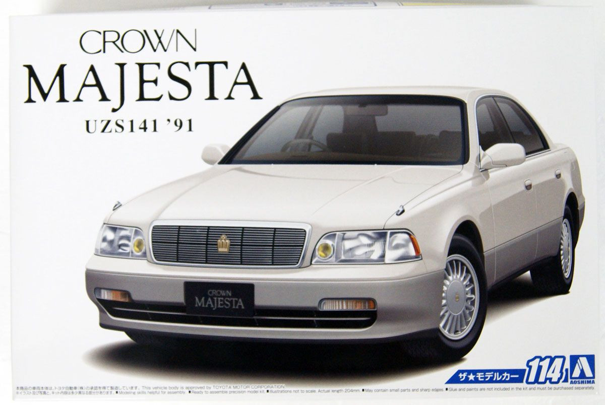 The Model Car 1/24 Toyota UZS141 Crown Majesta C Type '91 Plastic