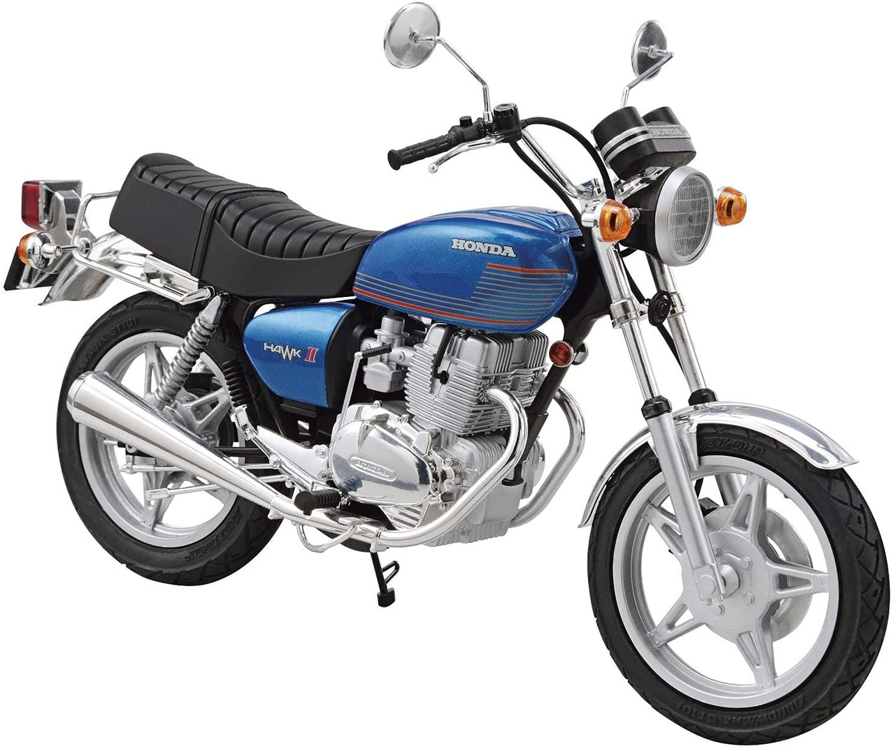 The Bike 1/12 Honda CB400T HAWK-II '77 Plastic Model