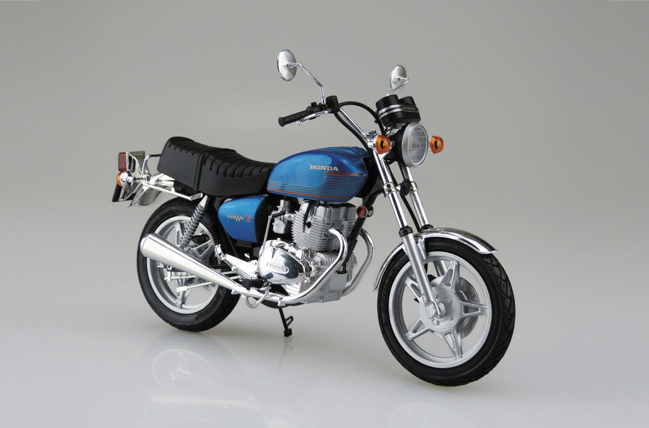 Aoshima The Bike 1/12 Honda CB400T HAWK-II '77 Plastic Model