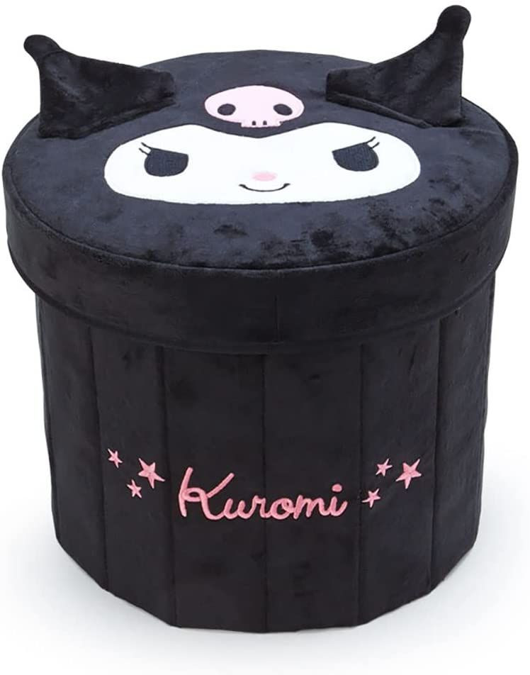 Cylindrical Foldable Storage Box Kuromi