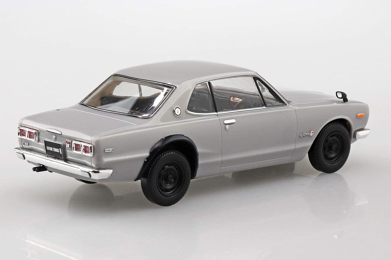 The Snap Kit 1/32 Nissan Skyline 2000GT-R (Silver) AUG Plastic Model
