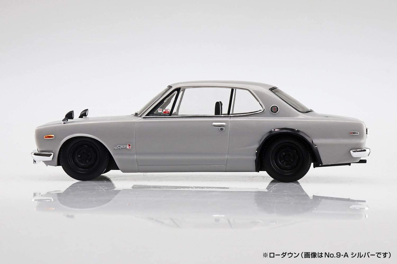 The Snap Kit 1/32 Nissan Skyline 2000GT-R (Silver) AUG Plastic Model