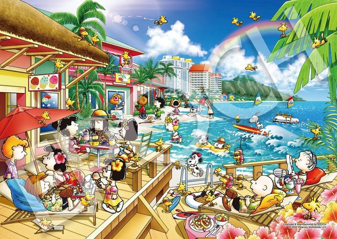 Jigsaw Puzzle Peanuts Snoopy Beach Resort (108 Pieces)