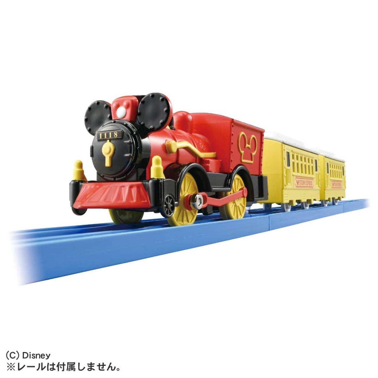 Pla-Rail Mickey Mouse Puffing Tank Engine Train