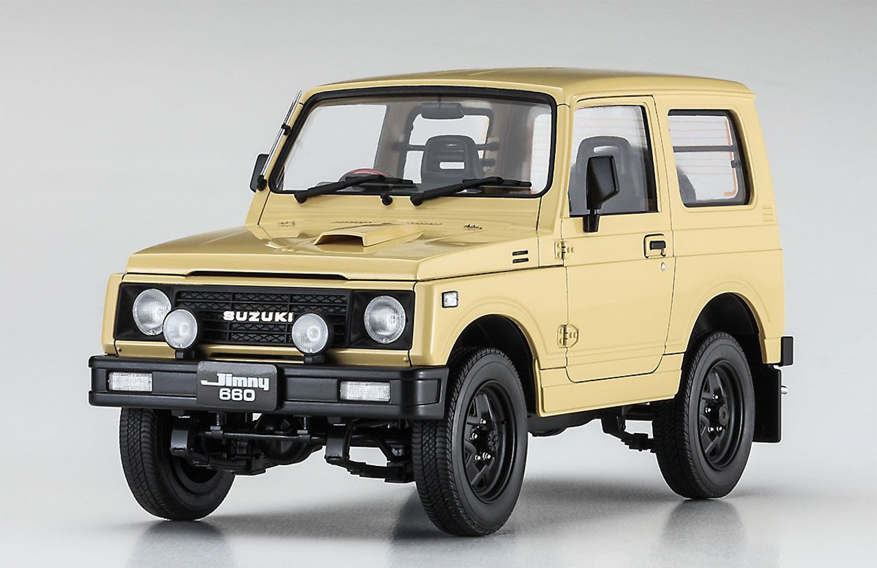 1/24 Suzuki Jimny (JA11-1 type) w/Wood steering Plastic Model
