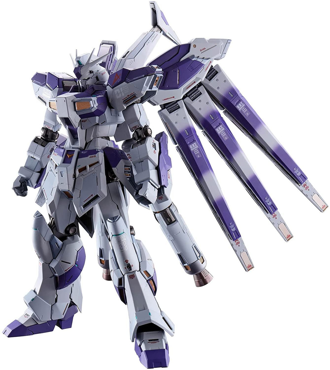 Bandai METAL BUILD Hi-v Gundam Figure (Mobile Suit Gundam: Char's  Counterattack Beltorchika's Children)