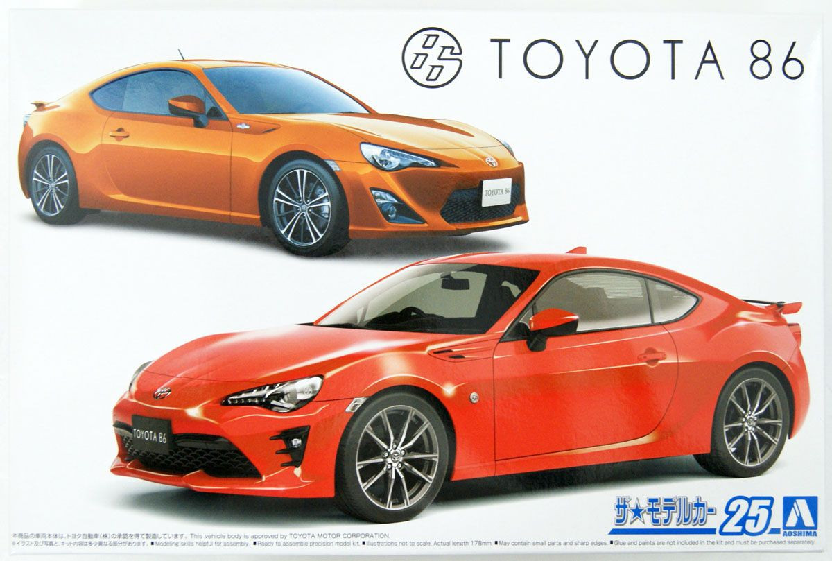 The Model Car 1/24 Toyota ZN6 Toyota86 '16 Plastic Model
