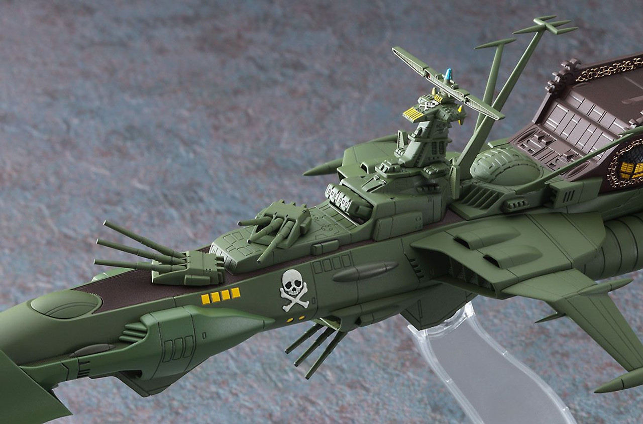 Hasegawa 1/2500 Space Pirate Battle Ship Arcadia Plastic Model