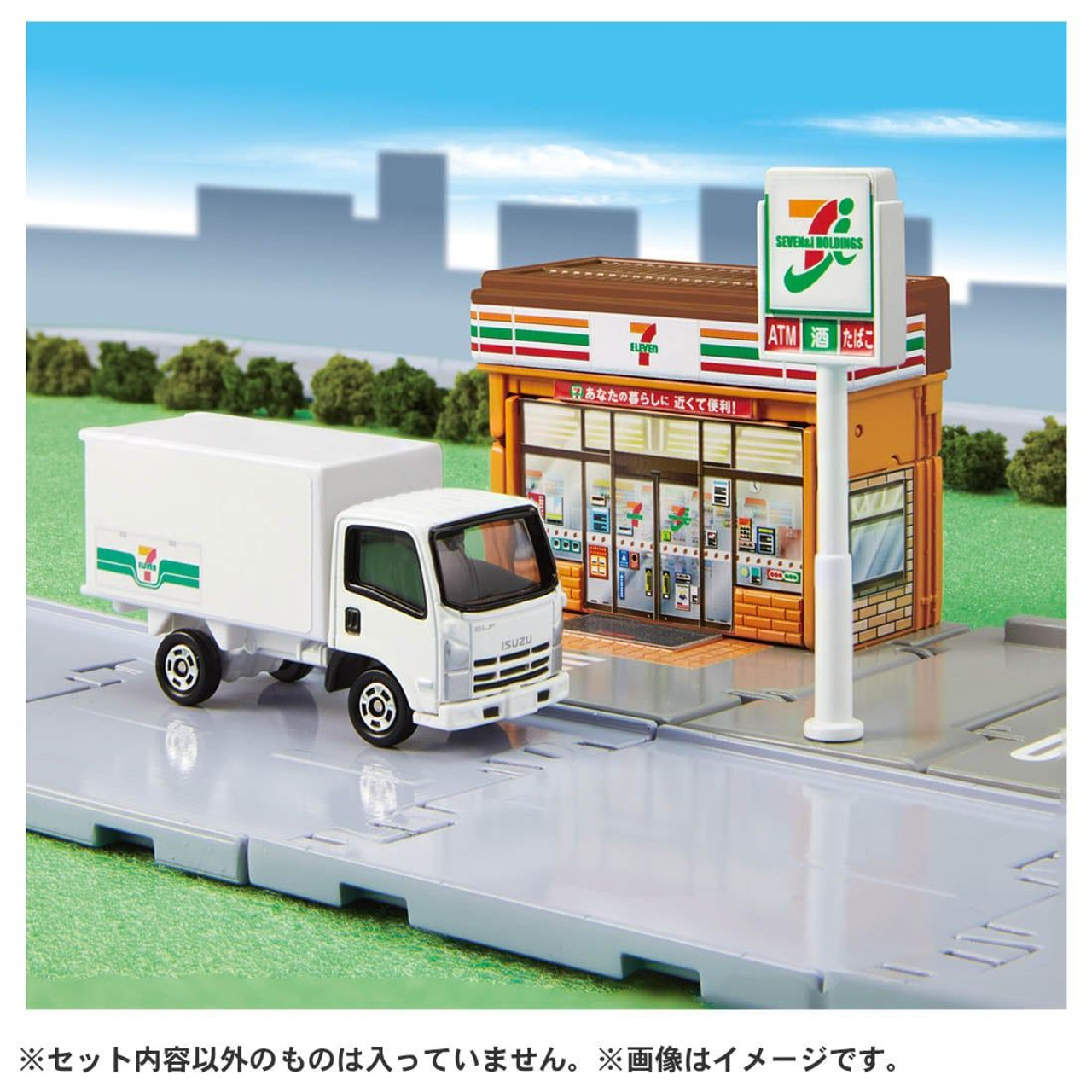 Tomica World Tomica Town Seven Eleven (w/ Tomica)