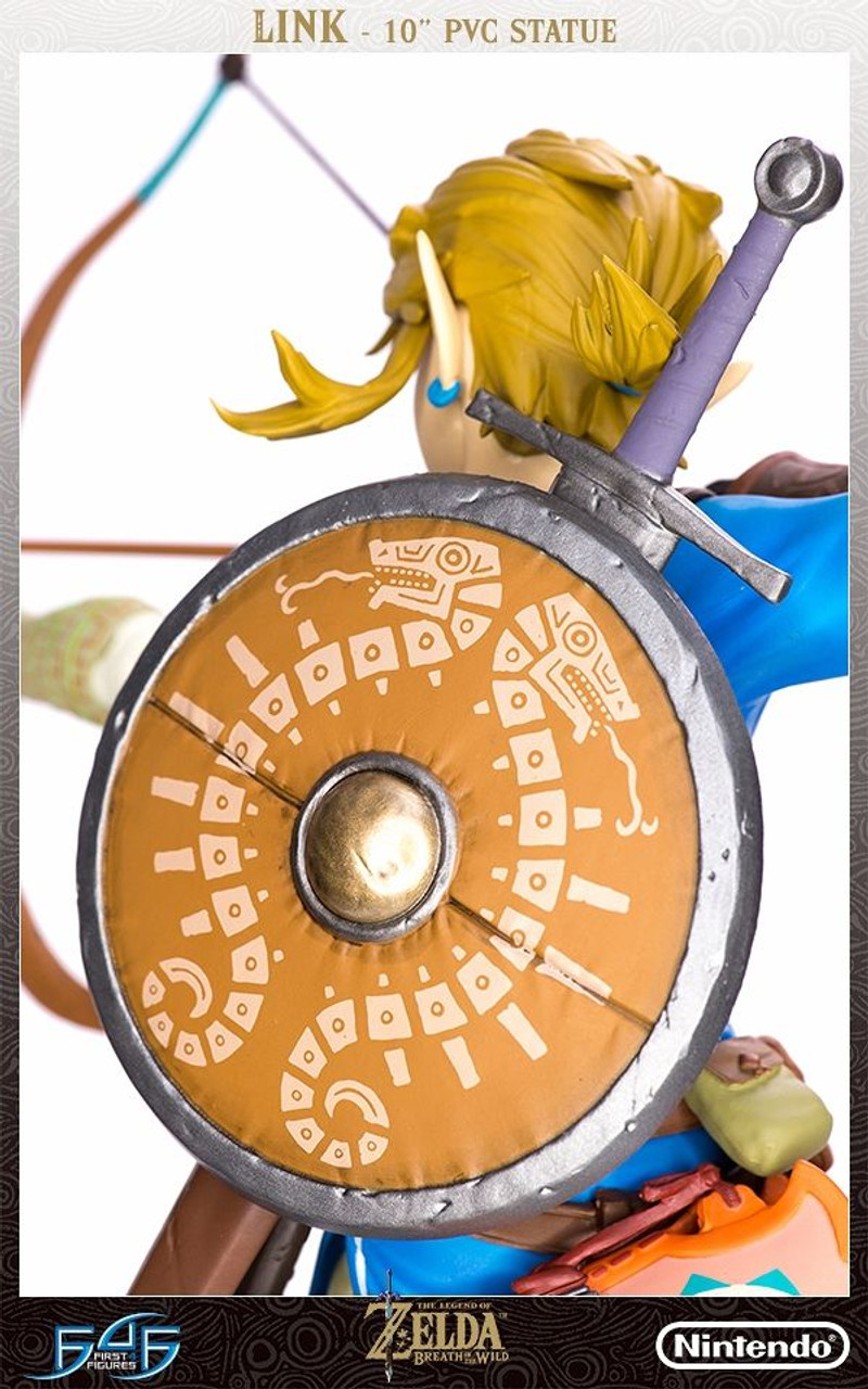 極上 人物 置物 502g (台込) タトサ 東さ7-0204① Link Statue Figure (The Legend of Zelda: Breath of the Wild)