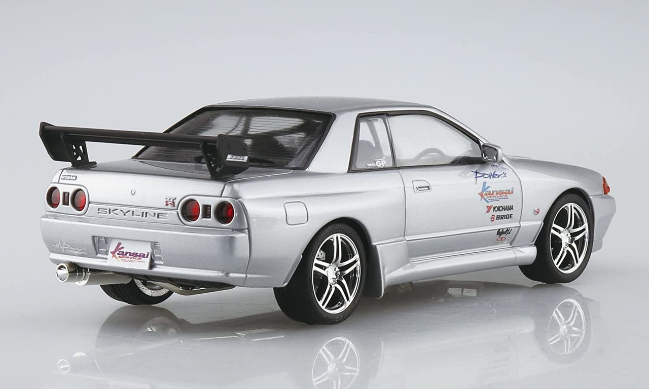 The Tuned Car 1/24 HKS Kansai BNR32 Nissan Skyline GT-R '90 Plastic Model