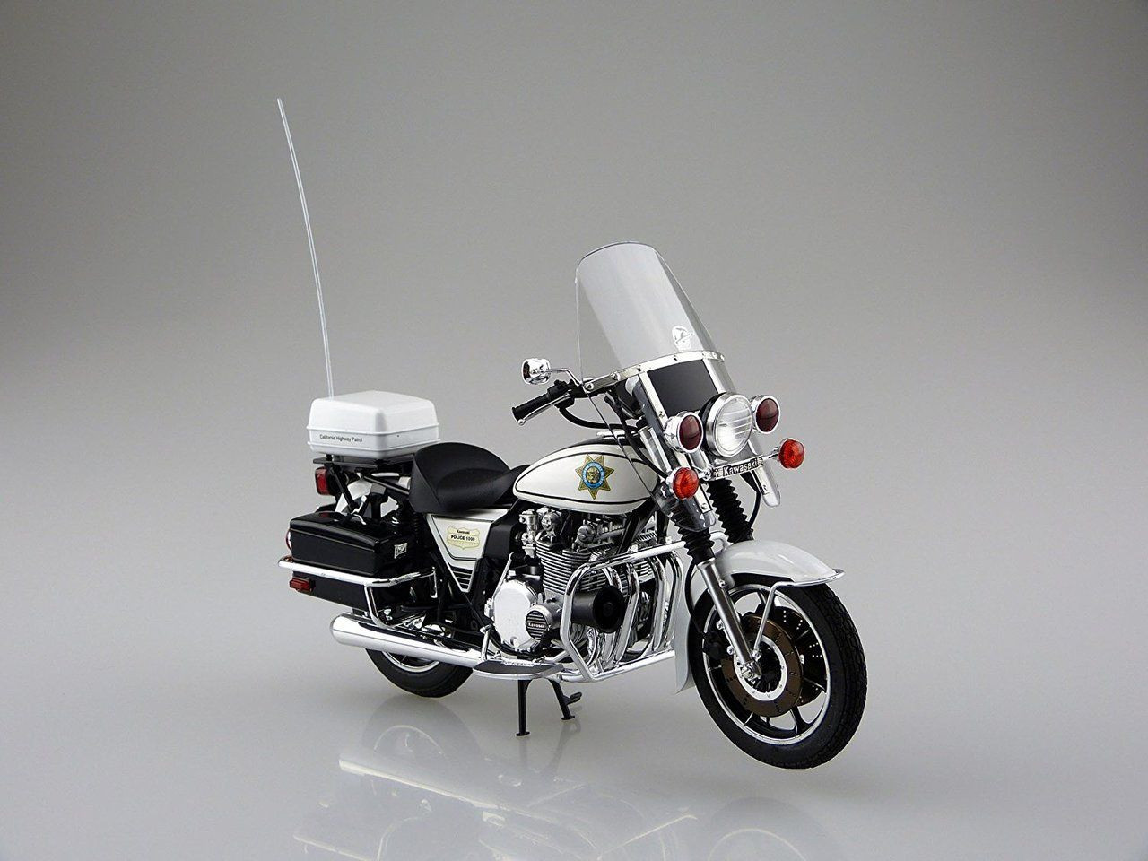 The Bike 1/12 Kawasaki KZ1000 Police Plastic Model