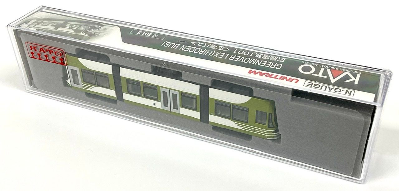 Kato 14-804-5 Hiroshima Railway Type 1001 Greenmover Lex 'Hiroshima Bus  (Hiroden Bus)' (N scale)