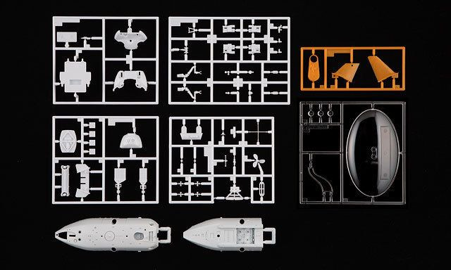 1/72 Manned Research Submersible Shinkai 6500 Plastic Model