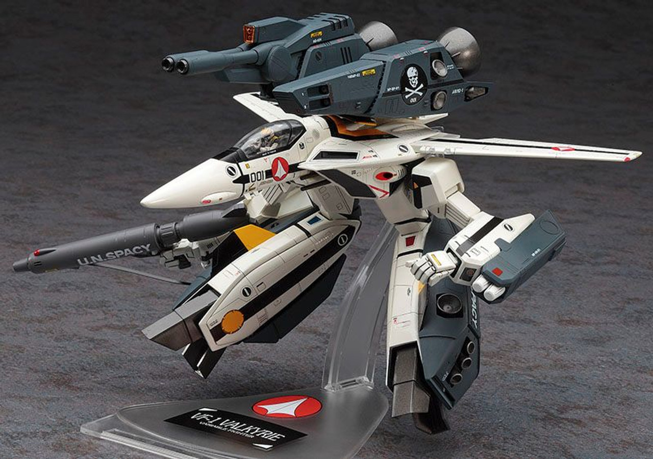 マクロス 1/72 VF-1S バルキリー 2点セット 34-MA0519-02 1/72 Macross VF-1S/A Strike/Super Gerwalk Valkyrie Plastic Model