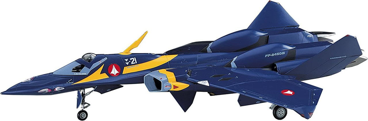 HASEGAWA MACROSS PLUS YF-21 塗装済み完成品 1/72 Macross Plus YF-21 Plastic Model (Rerelease)