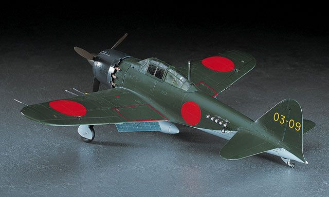 1/48 Mitsubishi A6M5c Zero Fighter (Zeke) Type 52 Hei Plastic Model