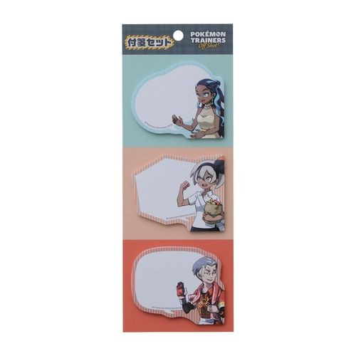 Pokemon Center Original Sticky Note Set Pokemon Trainers Off Shot Nessa Bea & Kabu Pokemon Center Original Sticky Note Set Pokemon Trainers Off Shot Nessa Bea & Kabu