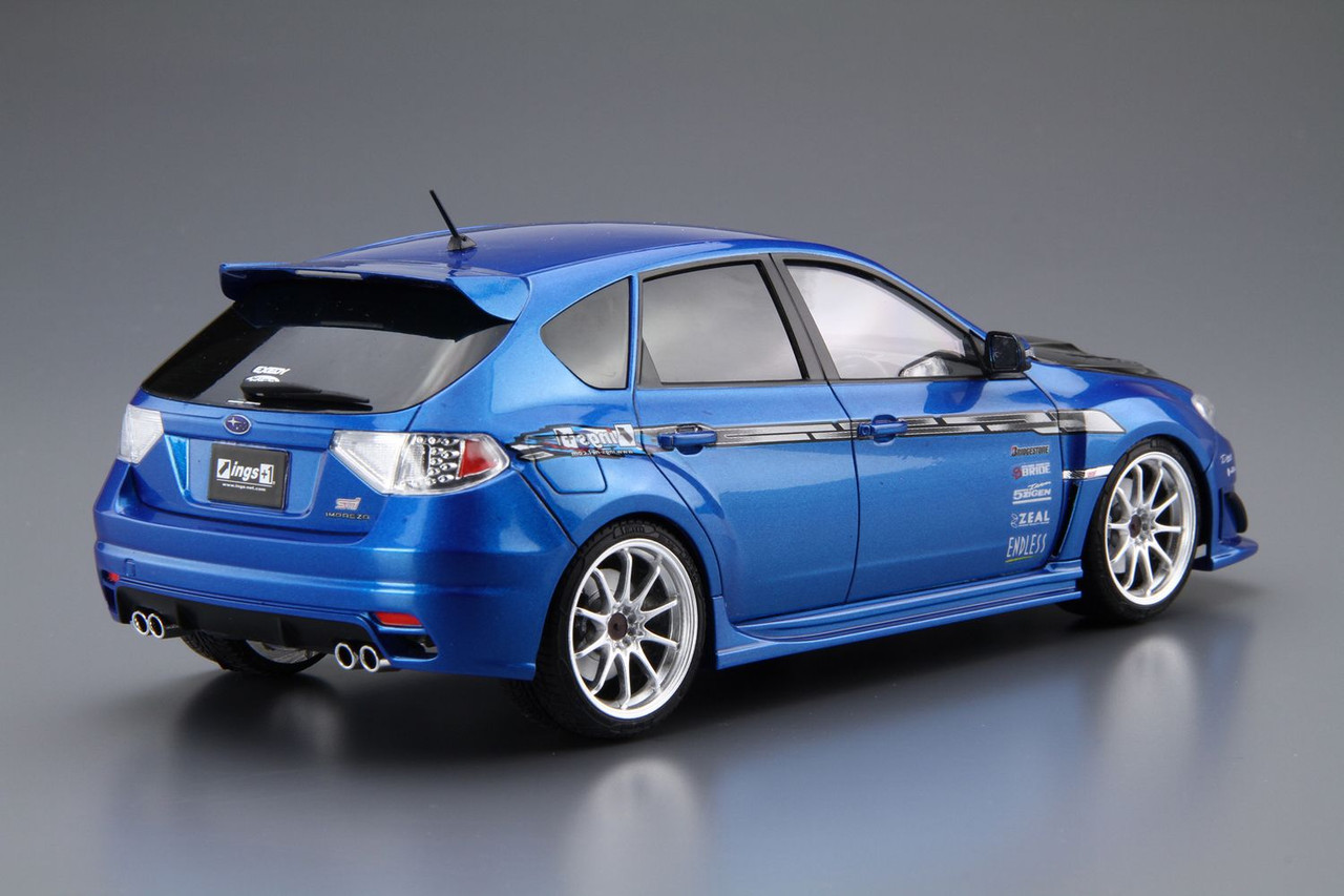 The Tuned Car 1/24 Subaru INGS GRB Impreza WRX STI '07 Plastic Model