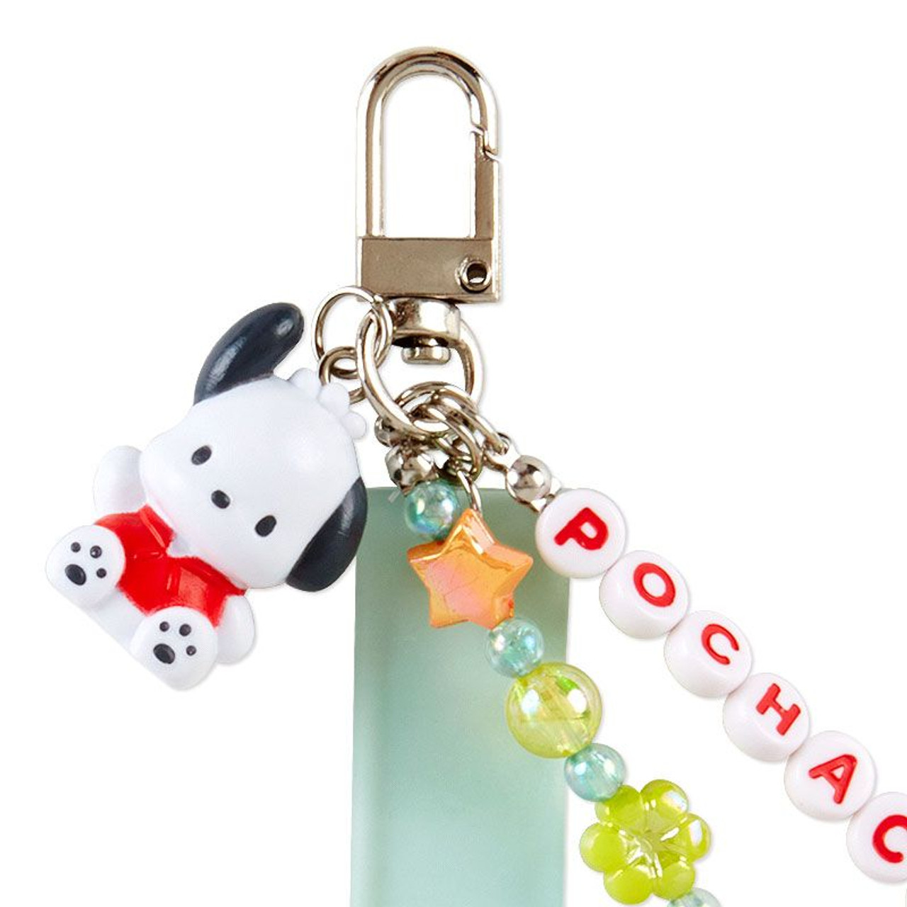 Key Chain with Alphabet Stickers Pochacco