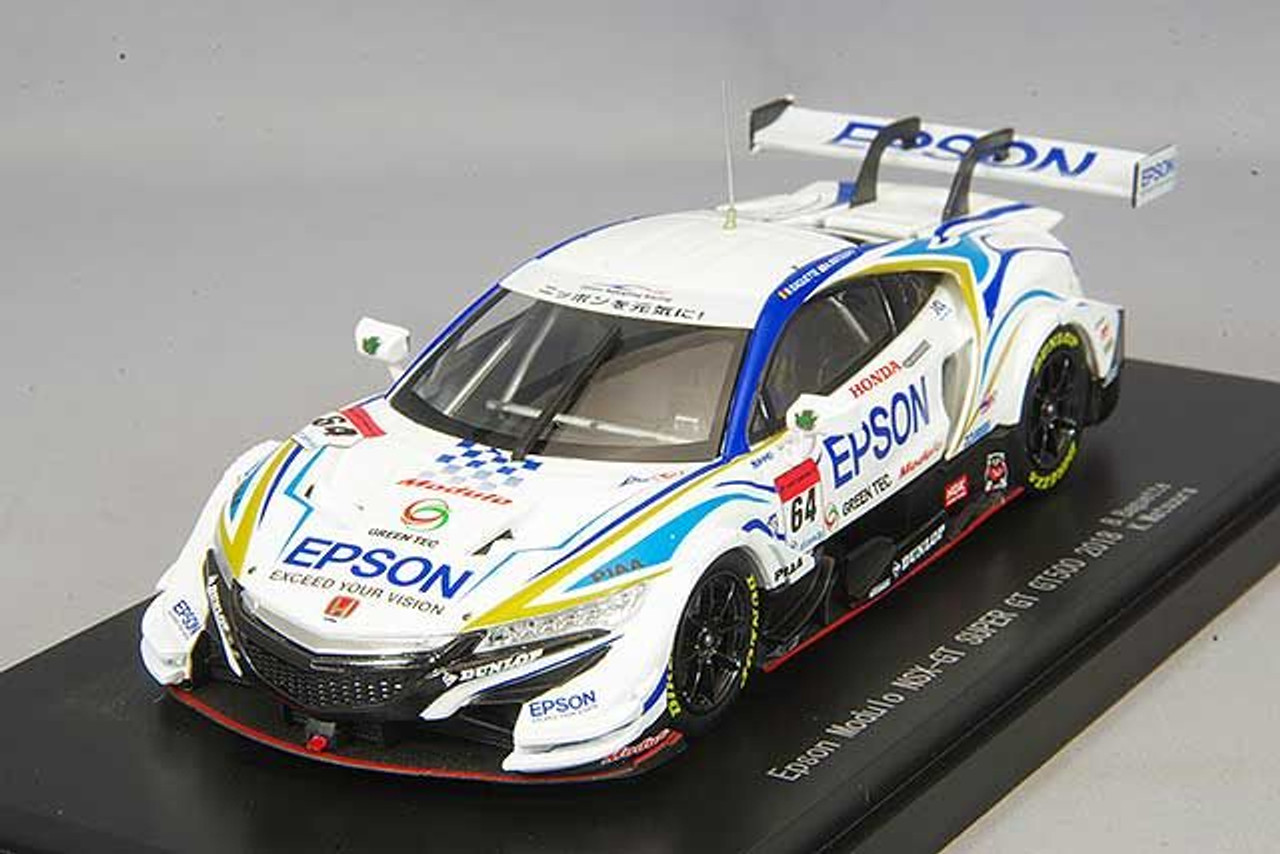 エブロ 1 43 スーパーGT 2018 Epson Modulo NSX-GT No.64 - ミニカー