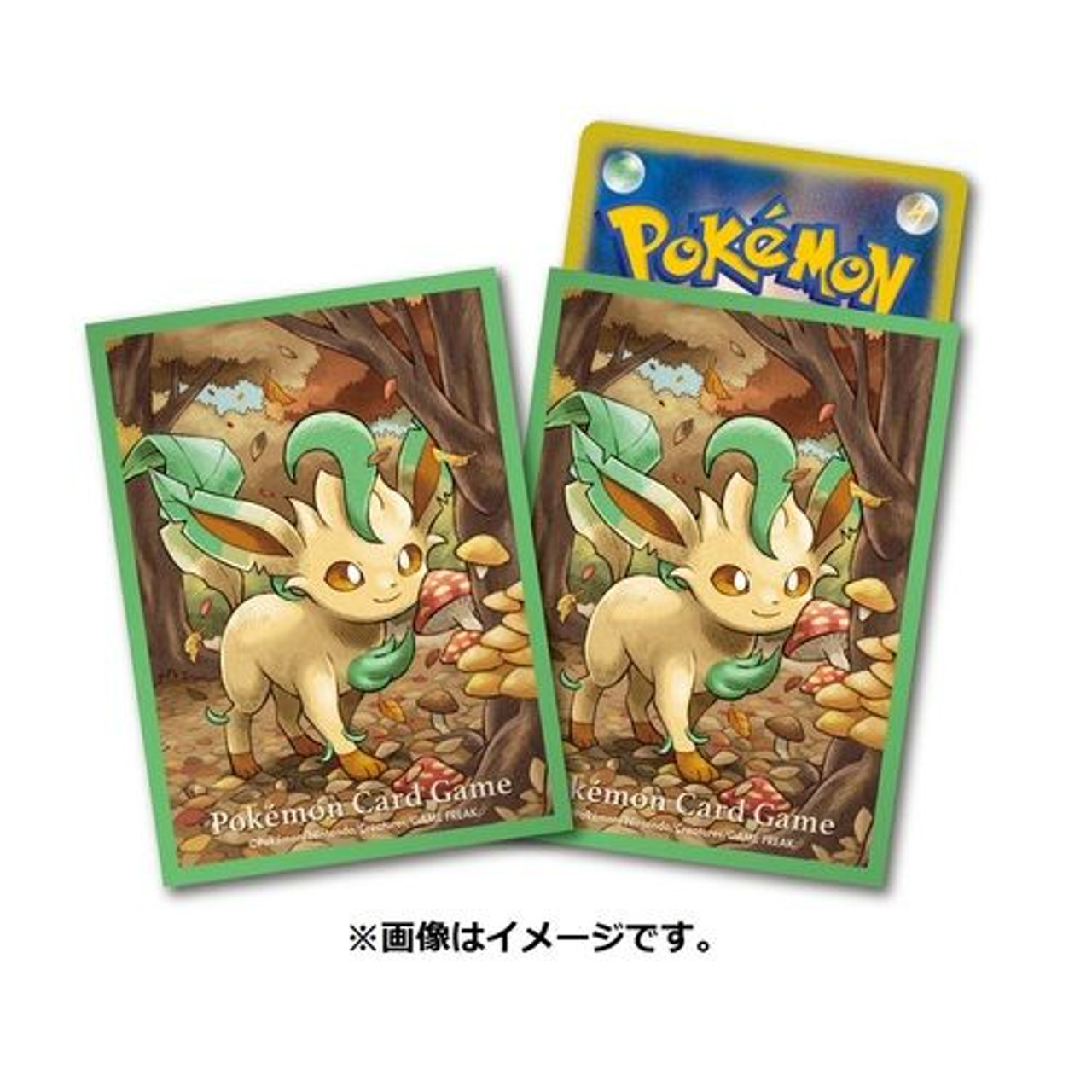 【翌日発送可能】 Pokemon Leafeon Sleeve Card Original Center ネイルカラー・マニキュア