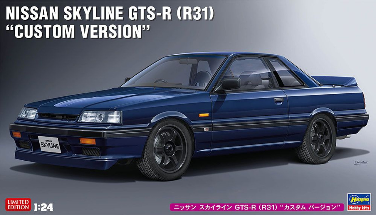 Hasegawa 1/24 Nissan Skyline GTS-R (R31) Custom Version Plastic Model