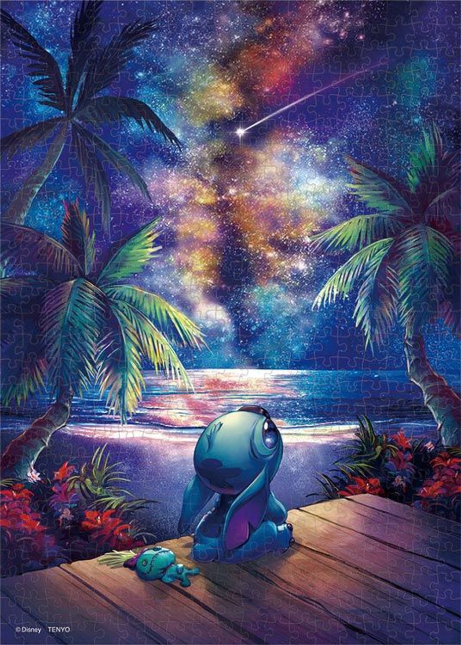 Tenyo D500-673 Jigsaw Puzzle Disney Lilo & Stitch Wishing on a Star (500  Pieces)