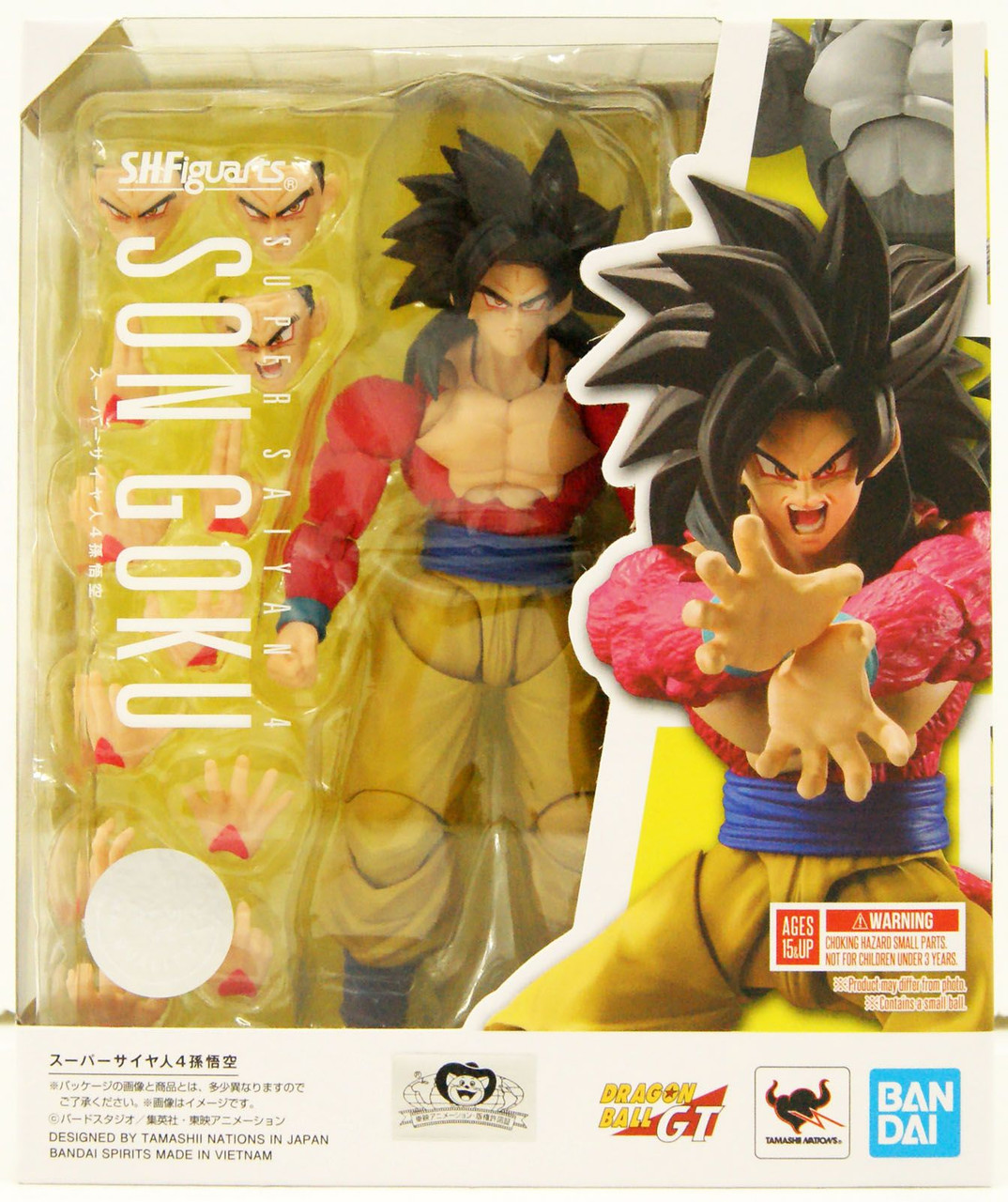 Dragon Ball Bandai Boneco Articulado Super Saiyan 4 Goku F00753 - Fun em  Promoção na Americanas