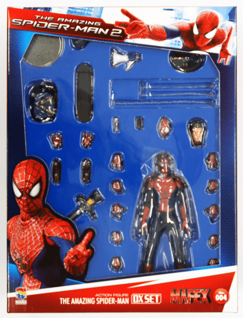 Medicom MAFEX 004 Spider-man The Amazing Spiderman 2 DX Set Figure  4530956470047