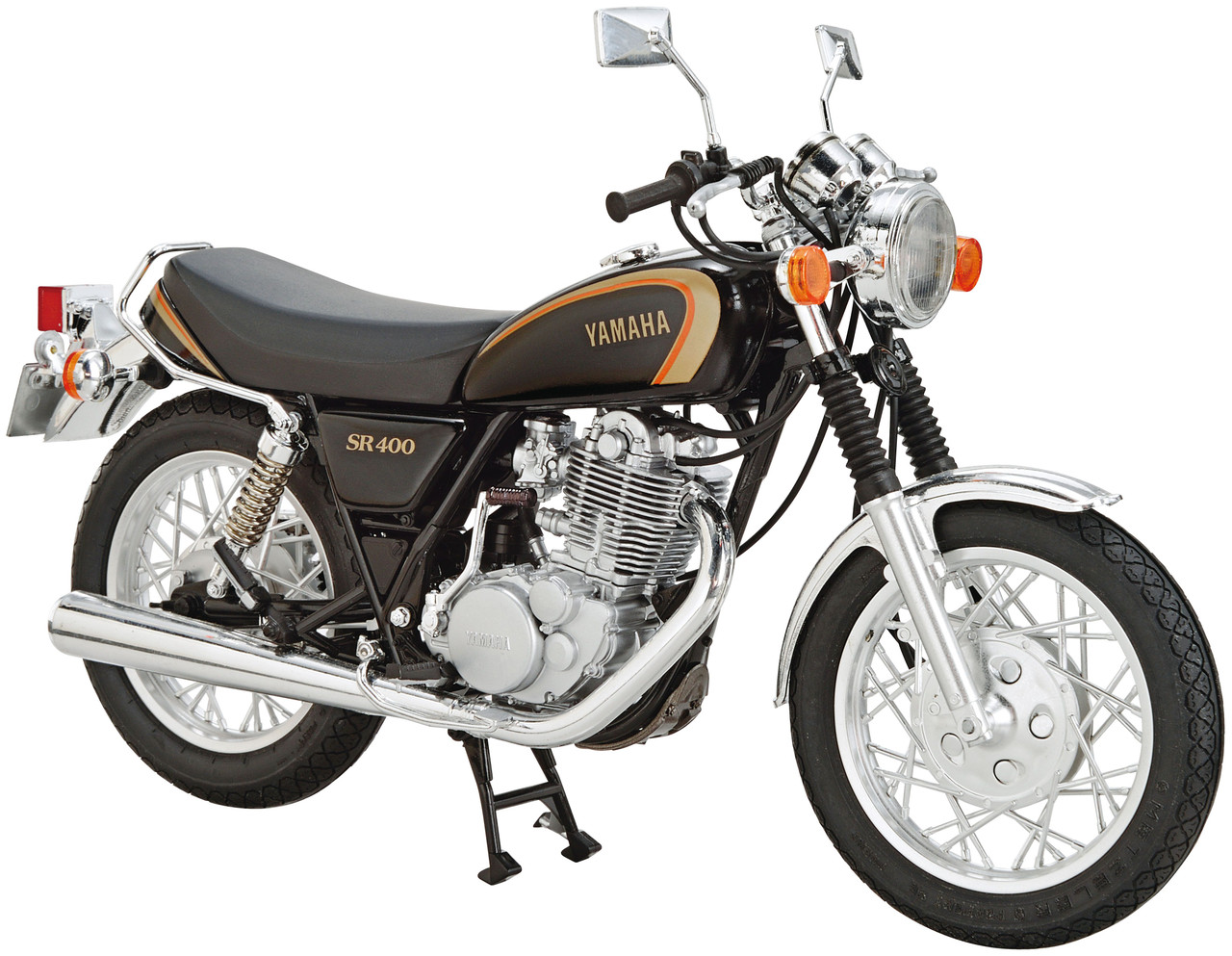 Bike 1/12 YAMAHA 1JR SR400 '98 Plastic Model Bike 1/12 YAMAHA 1JR SR400 '98 Plastic Model