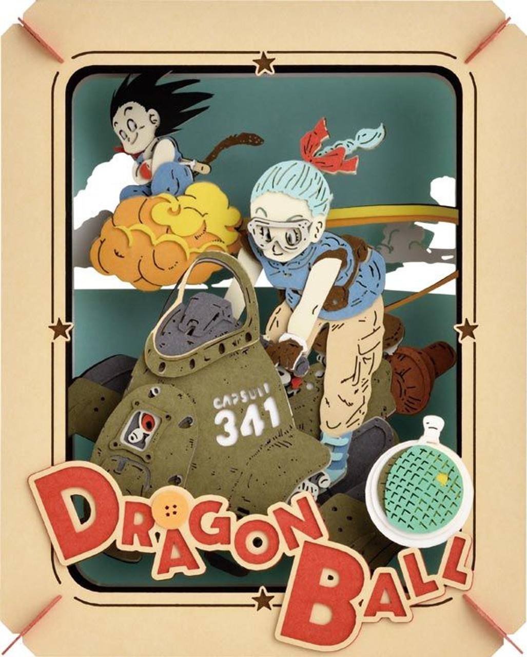 Ensky PT-255 Paper Theater Dragon Ball Adventure of Goku and Bulma 2