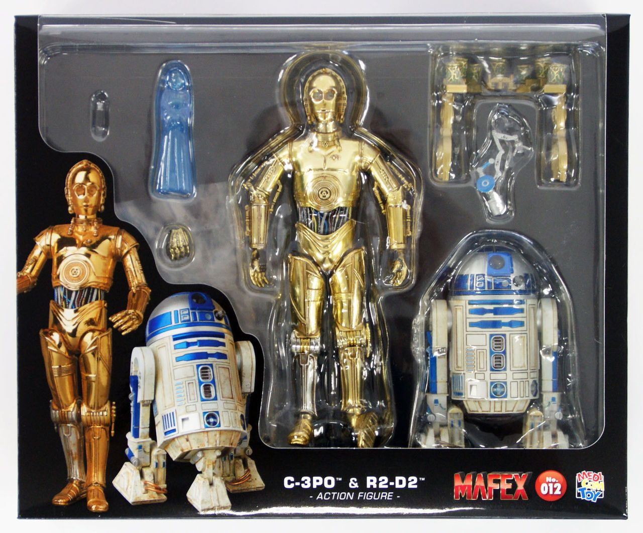 Medicom MAFEX 012 C-3PO & R2-D2 from STAR WARS Figures Set