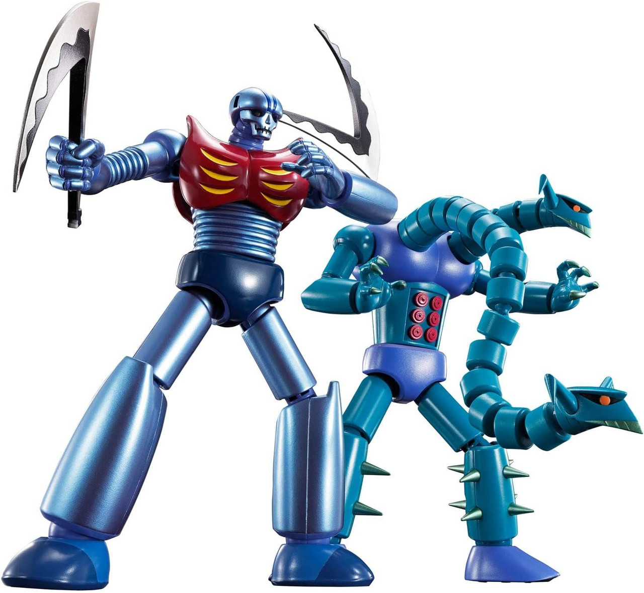 Bandai Soul of Chogokin Mechanical Beast 2pc Set Figure GX-25R Garada K7 &  GX-26R Doublas M2 (Mazinger Z)