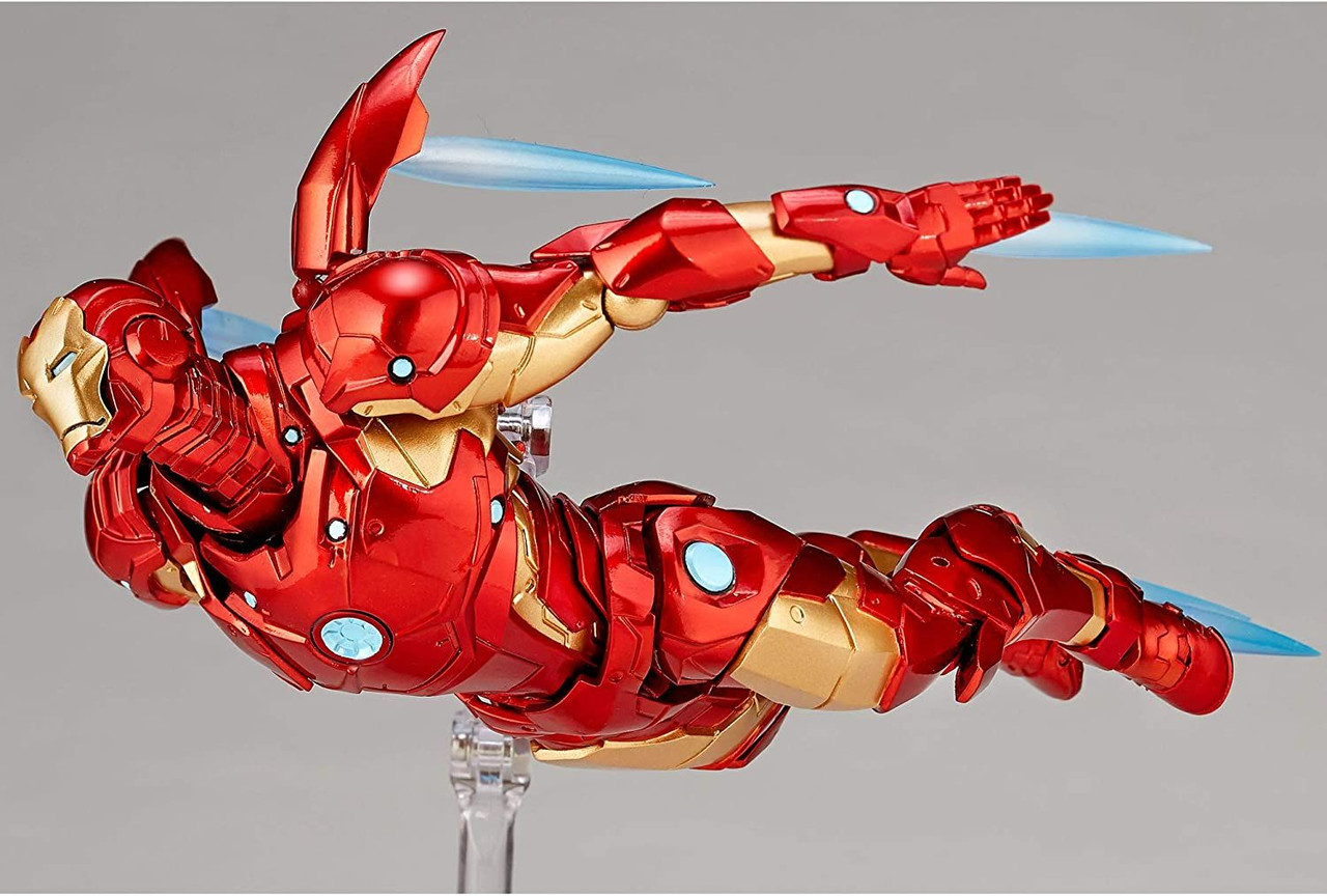 Kaiyodo Amazing Yamaguchi No.013 Iron Man Bleeding Edge Armor Revoltech  Figure