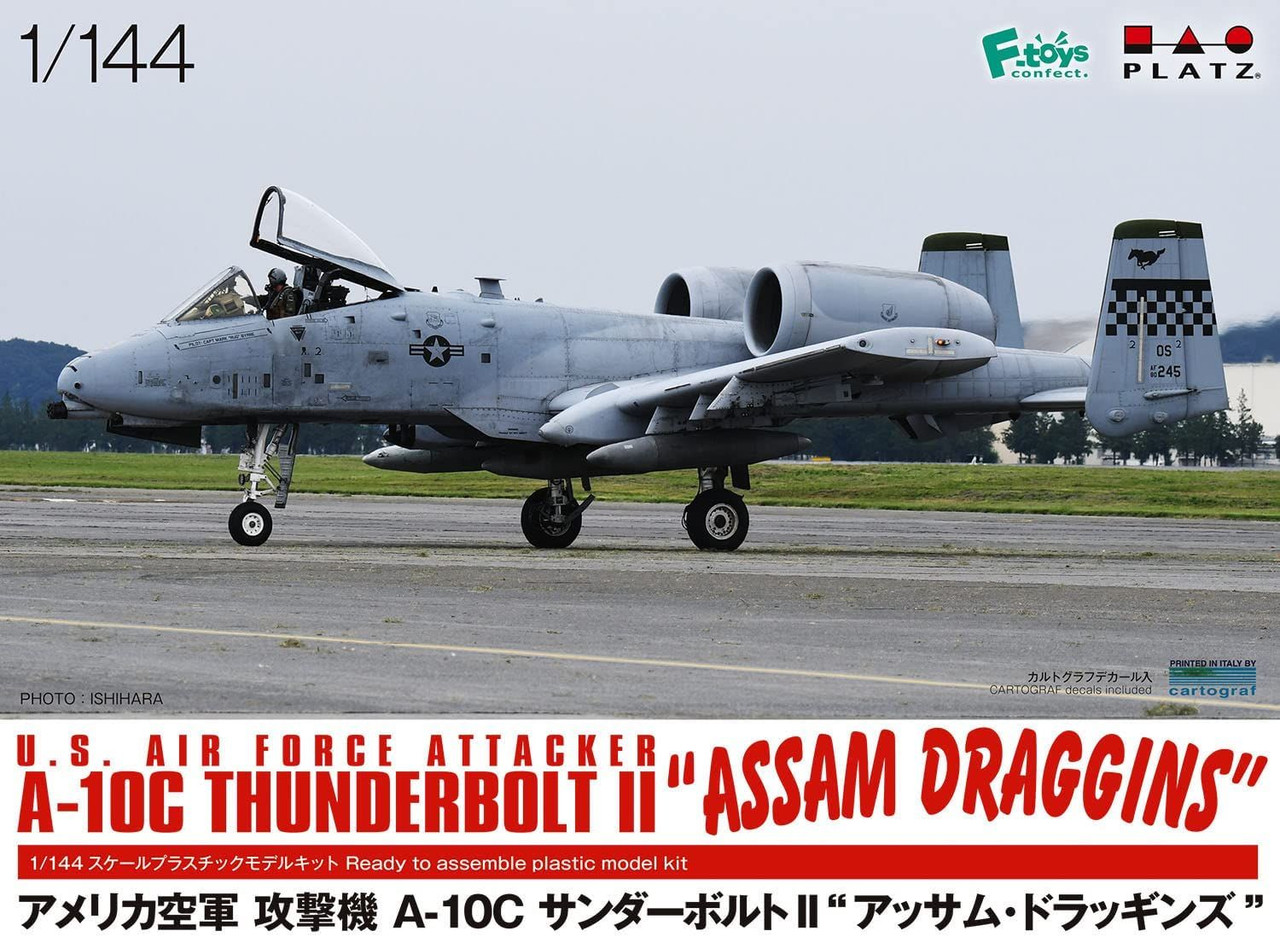 Platz 1/144 US Air Force Attack Aircraft A-10C Thunderbolt II Assamu  Doragginzu Plastic Model