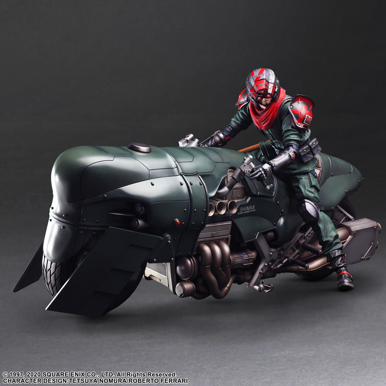 Play Arts Kai Elite Motorcycle Security Officer Motorcycle Set