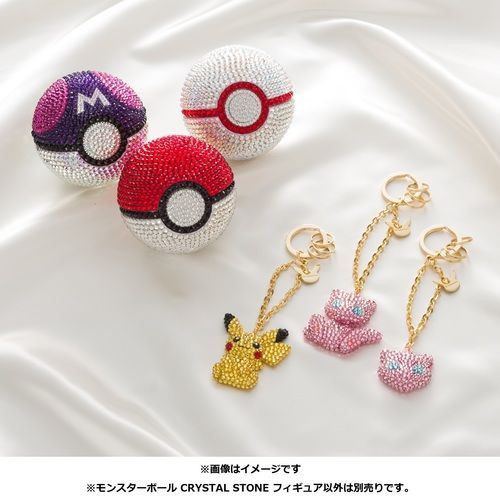 Pokemon Center SWAROVSKI PokeBall CRYSTAL STONE Ornament