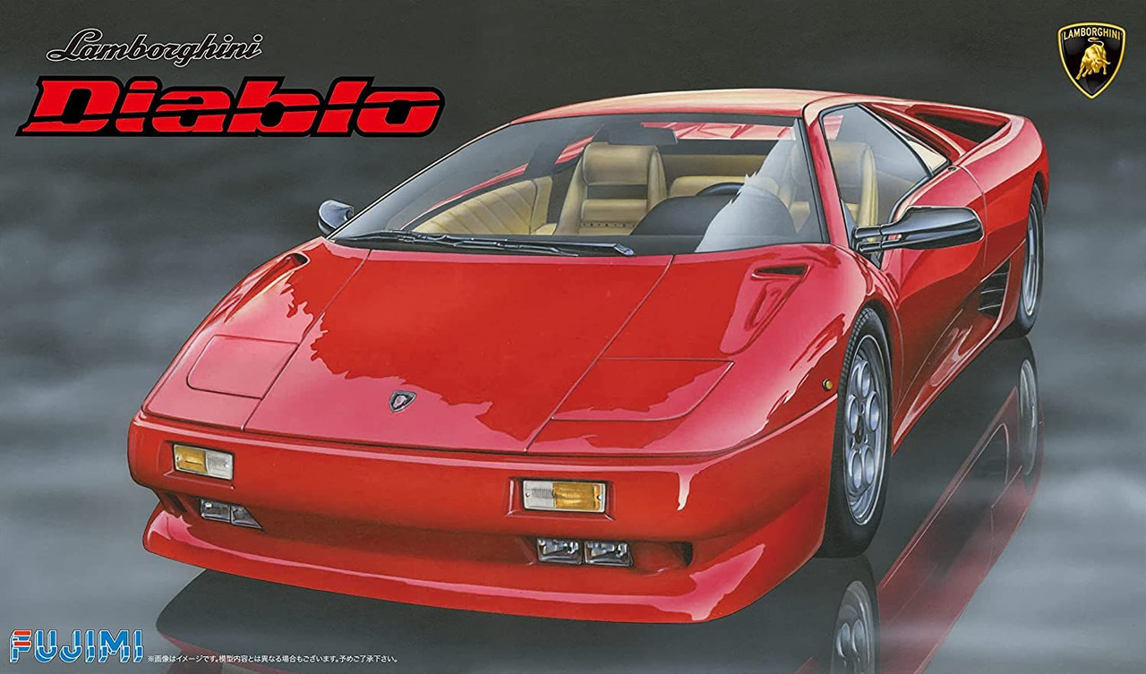 Real Sports Car 1/24 Lamborghini Diablo / 4WD VT Black Star