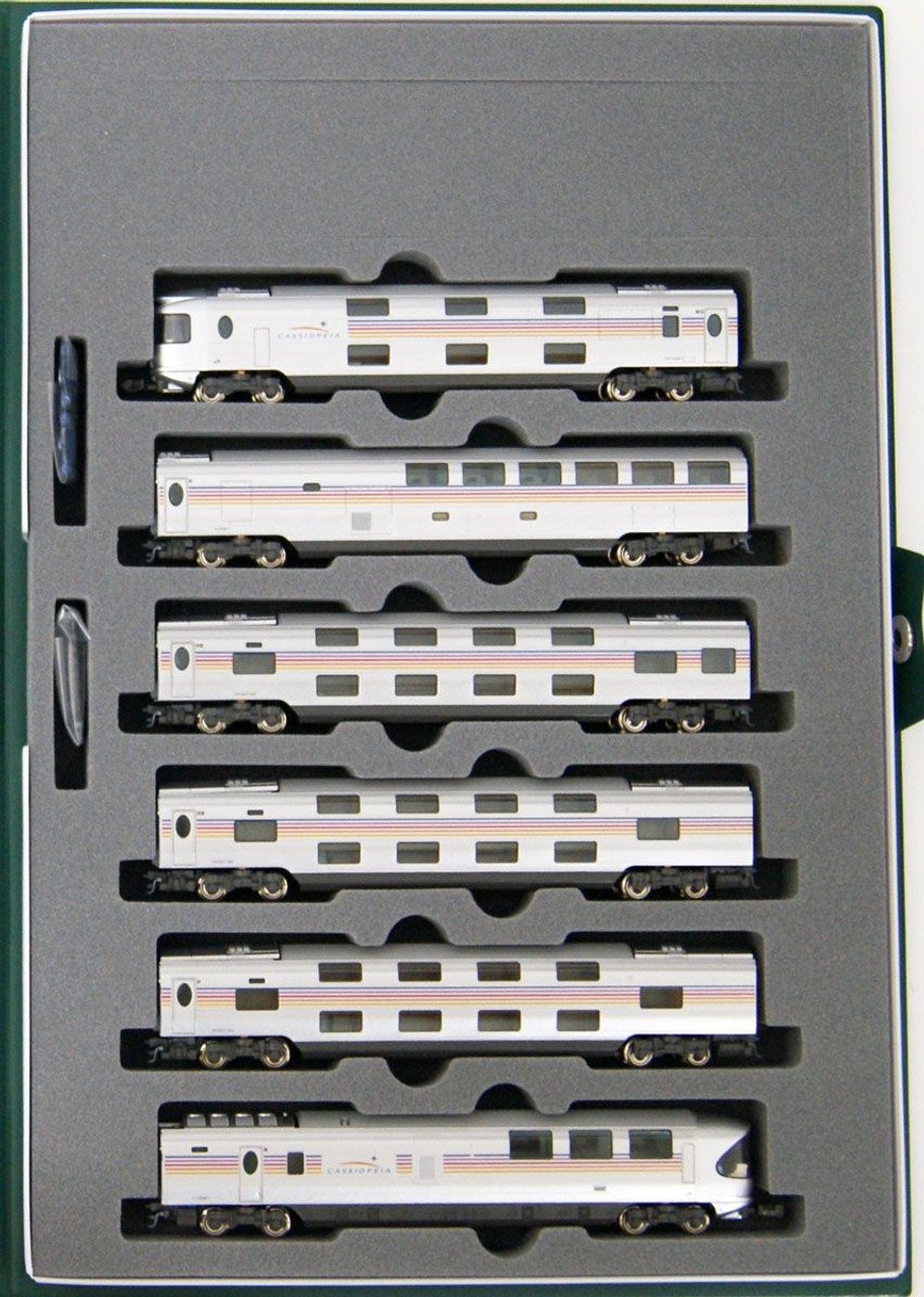 Kato 10-1608 Series E26 Passenger Car 'Cassiopeia' 6 Cars Set (N scale)