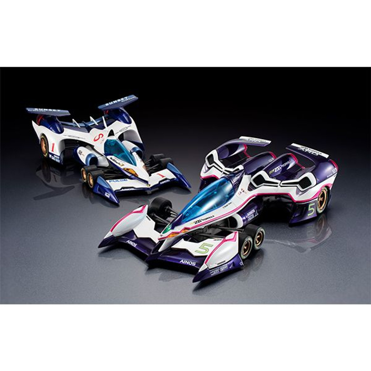 Megahouse Variable Action Kit Future GPX Cyber Formula SIN AOI Ogre AN-21  Livery Edition DX Set