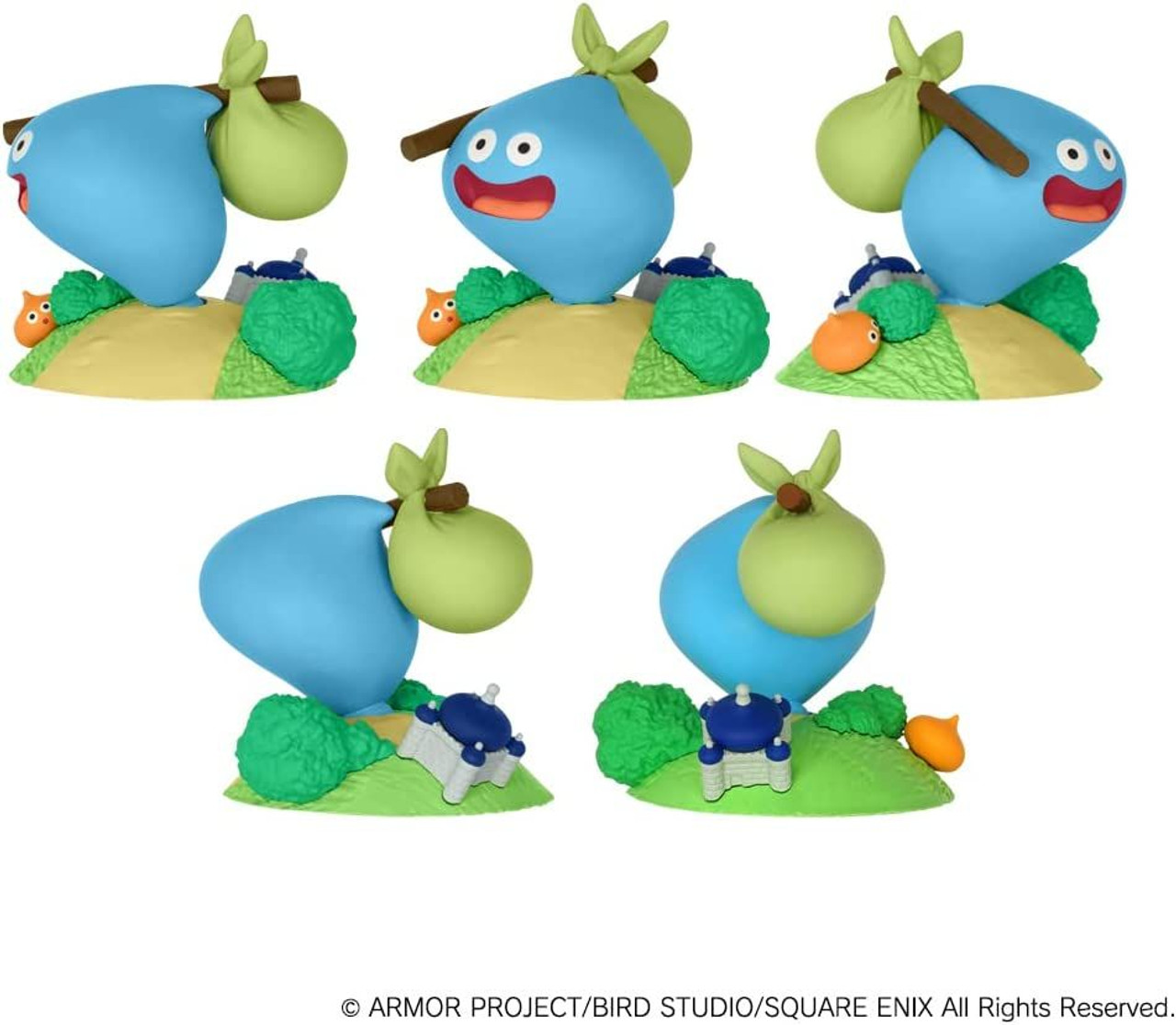 Square Enix Dragon Quest 3D Monster Picture Book (Trading Figure) Slime  Appeared! Ver. 6pcs Box