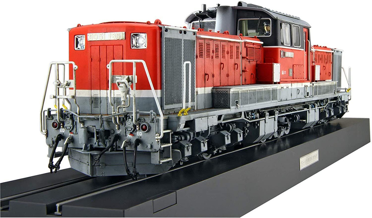 Aoshima Train Museum OJ 1/45 No.6 Diesel locomotive DD51 Freight A Renewal  Machine Plastic Model