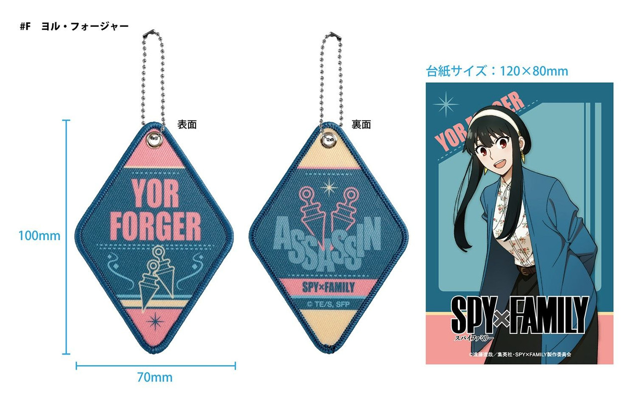 Spy x Family Icon Tag Key Chain 10pcs Box