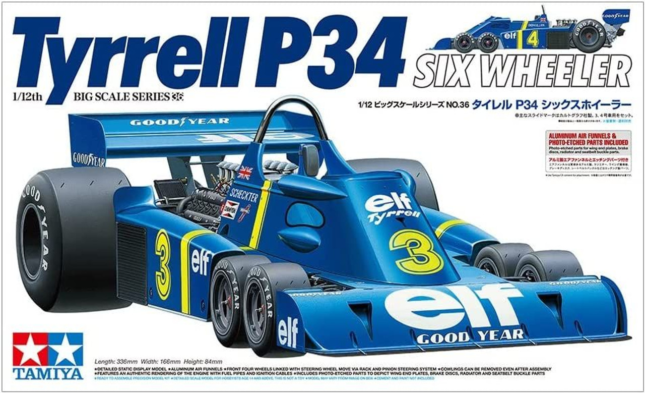 公式 【未使用】タミヤ 1/12 Tyrrell タイレル P34 エッチングパーツ付