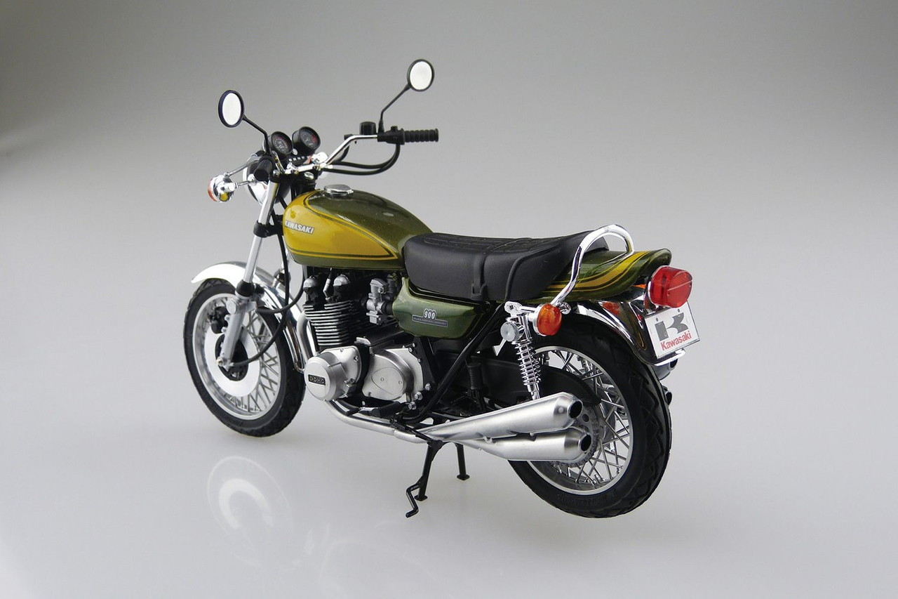 The Bike 1/12 Kawasaki Z1 900 SUPER4 '73 w/ Custom Parts Plastic Model