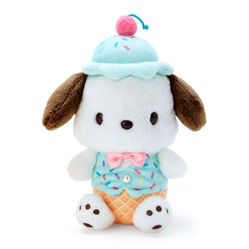 Pchoco Plush Toy Pochacco (Ice Cream Parlor)