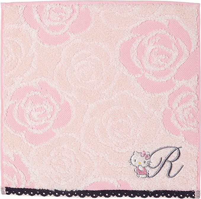 Hello Kitty Mini Towel - Initial Rose Kitty (R)