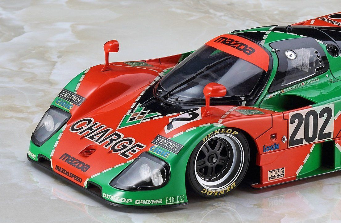 ハセガワ1/24マツダ767B 202号車 完成品 1/24 Charge Mazda 767B Plastic Model